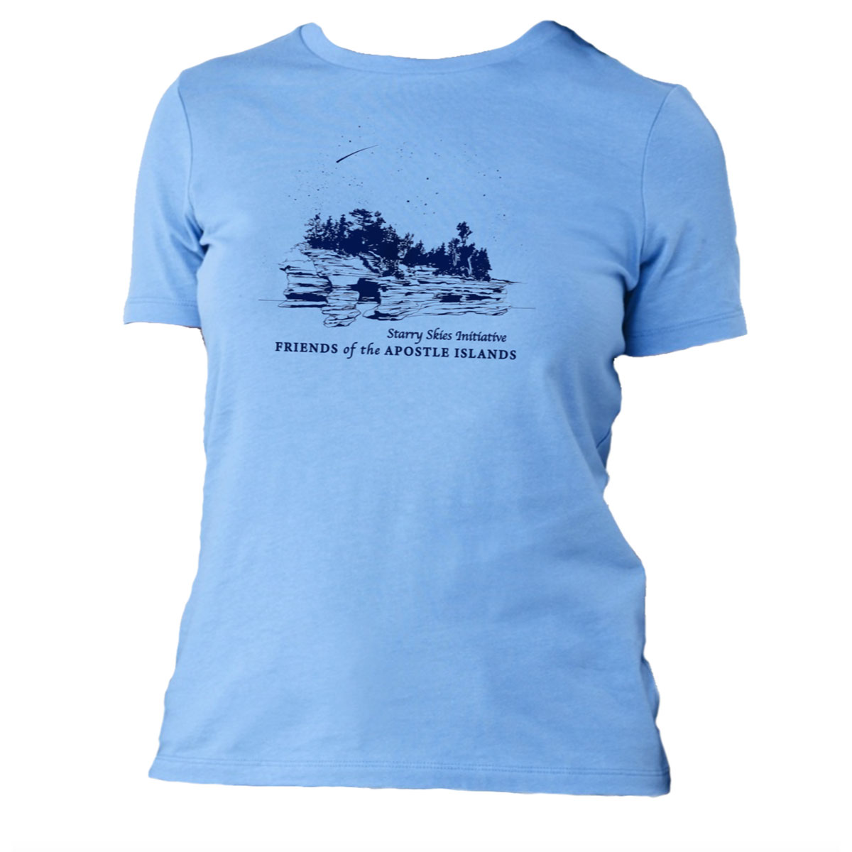 Friends Starry Skies Tee - Light Blue